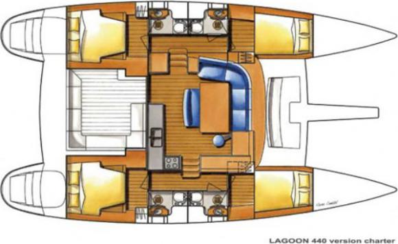 Katamaran Lagoon 440 mieten - Yachtcharter in Lavrio-28983-0-0