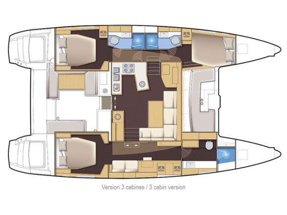 Katamaran Lagoon 450 F Yachtcharter in Marina Mandalina-133173-0