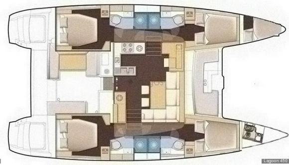 Cat Lagoon 450 F available for charter in Portorosa-158758-0