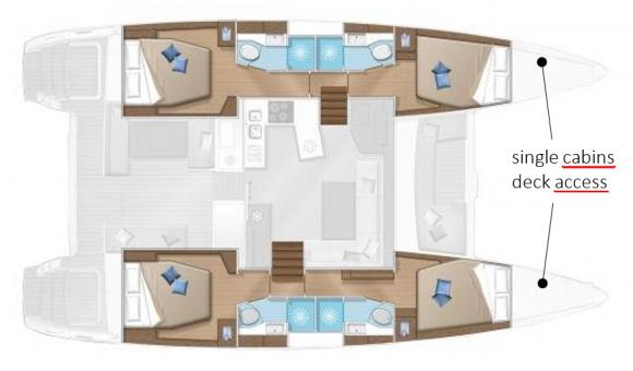 Catamaran Lagoon 450 F available for charter in Eden Island Resort-150544-0