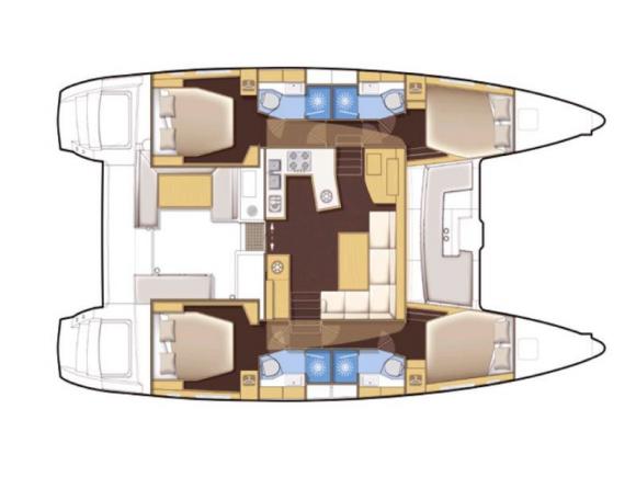 Catamaran Lagoon 450 for rent in Marina Cienfuegos-122658-0