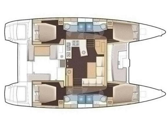 Catamaran Lagoon 450 F available for charter in Seget-141404-0
