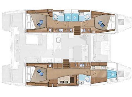 Cat Lagoon 46 available for charter in Red Hook-185130-0