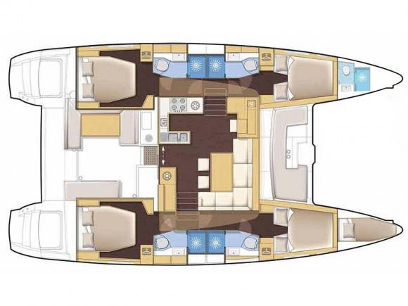 Catamaran Lagoon 46 for charter in Papeete-203596-0
