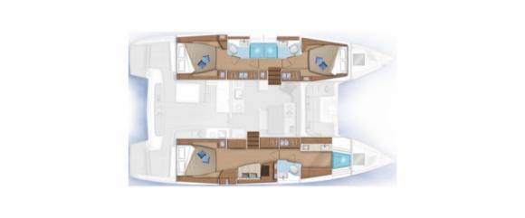 Kat Lagoon 46 chartern in Saint Raphael-166705-0