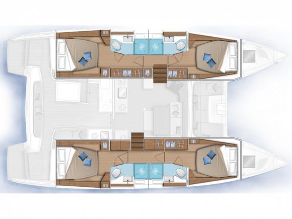 Cat Lagoon 46 for rent in Sant Antoni de Portmany-167710-0