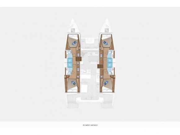 Cat Lagoon 46 for charter in Lefkas-158350-0