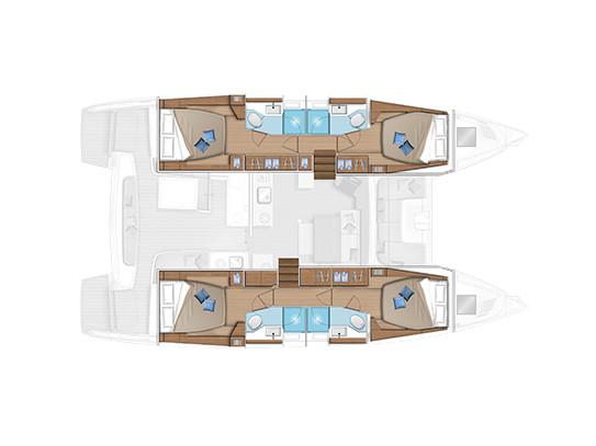 Catamaran Lagoon 46 for charter in Cienfuegos-162134-0