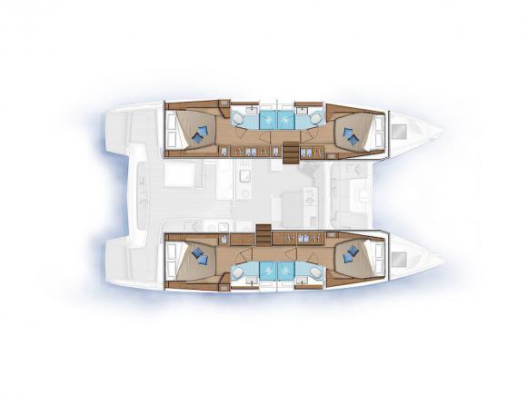 Catamaran Lagoon 46 available for charter in Kastel Gomilica-164808-0