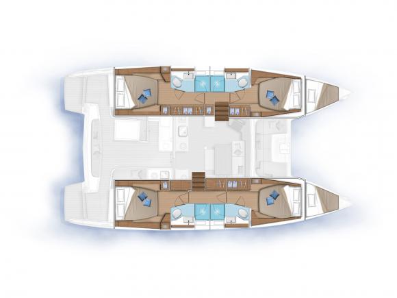 Kat Lagoon 46 Yachtcharter in Lefkas-166083-0