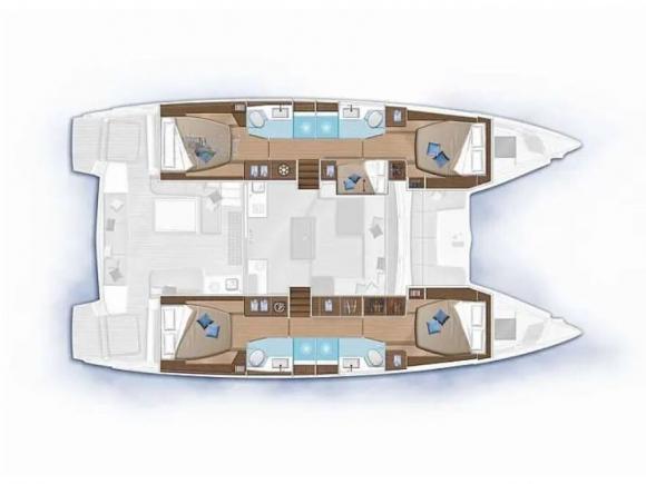 Cat Lagoon 50 available for charter in Tivat-197152-0