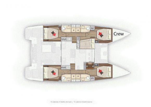 Catamaran Lagoon 50 available for charter in Marina Frapa-133690-0