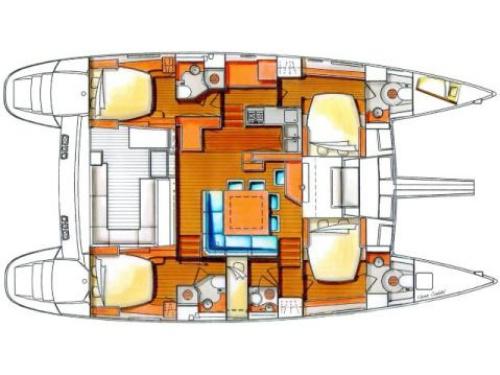 Catamaran Lagoon 500 for rent in ACI Marina Split-129076-0