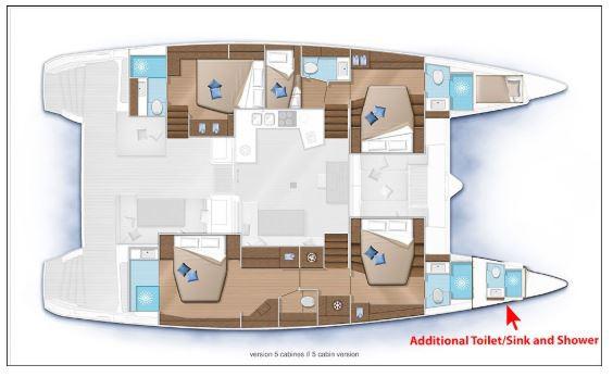 Catamaran Lagoon 52 available for charter in Maya Cove-168764-0