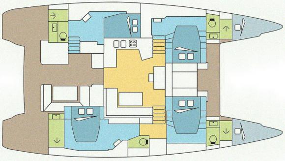 Kat Lagoon 52 F Yachtcharter in Propriano-176467-0