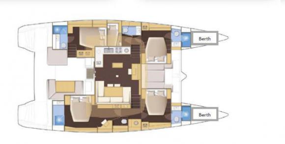 Katamaran Lagoon 52 F Yachtcharter in Athen-144337-0