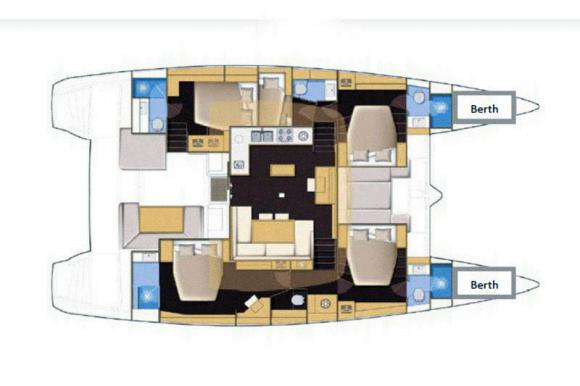 Cat Lagoon 52 F available for charter in Nanny Cay Town-124116-0