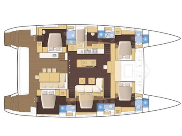 Catamaran Lagoon 620 available for charter in Agios Kosmas Marina-135126-0