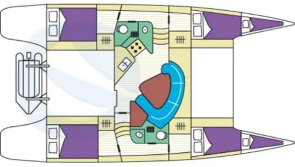 Catamaran Lavezzi 40 available for charter in Lefkas Marina-21489-0