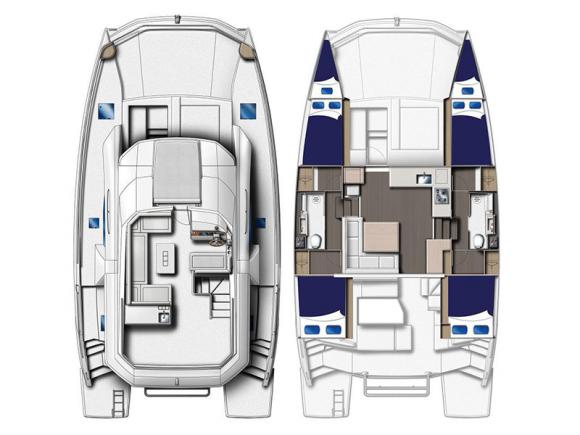 Catamaran Leopard 434 for rent in Gouvia Marina-144924-0
