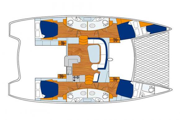 Kat Leopard 46 Yachtcharter in Marina Port Louis-114241-1