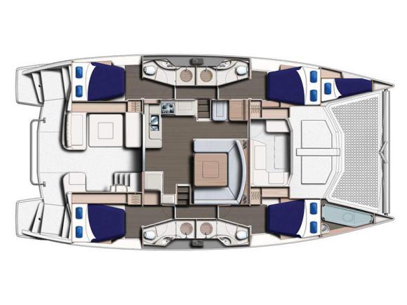 Katamaran Leopard 48 Yachtcharter in Zea Marina-145065-0
