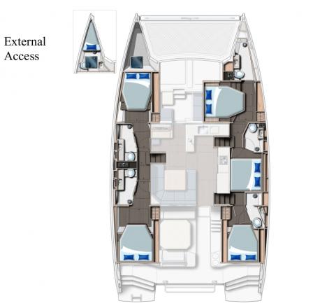 Kat Leopard 50 PC Yachtcharter in Marina di Portorosa-182899-0