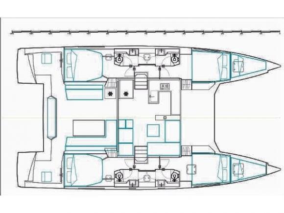 Katamaran Nautitech 46 Open Fly Yachtcharter in Athen-132677-0