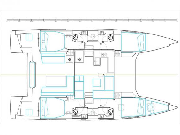 Cat Nautitech 46 Open Fly for rent in Gouvia Marina-141300-0