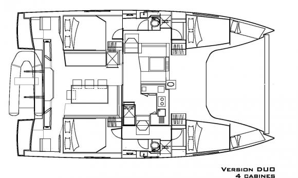 Katamaran Nautitech Open 40 chartern in Trogir-99987-0