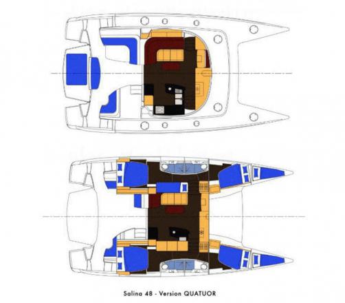 Cat Salina 48 for charter in Tupile Harbour-190354-0