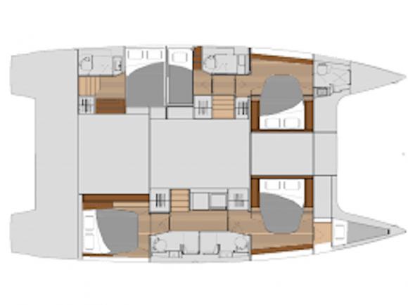 Katamaran Saona 47 Yachtcharter in Kallithea-164389-0