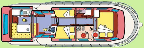 Hausboot Penichette 1107 in Pont a Bar chartern-76626-0
