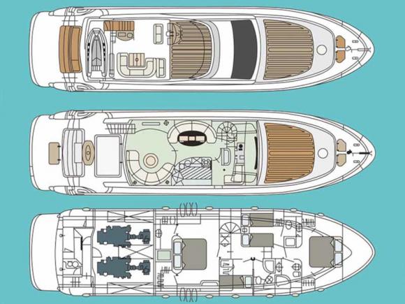 Motoryacht Abacus 70 Yachtcharter in Seget-184803-0