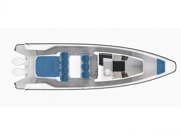 Motor yacht Axopar 37 available for charter in Marina Parikia Port-197876-0