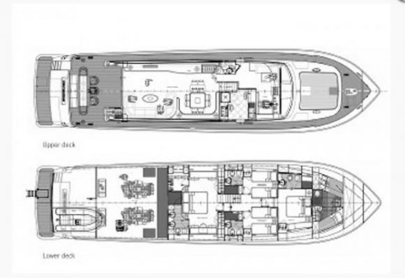 Motor yacht Canados 82 for rent in Porto Santo Stefano-147400-0
