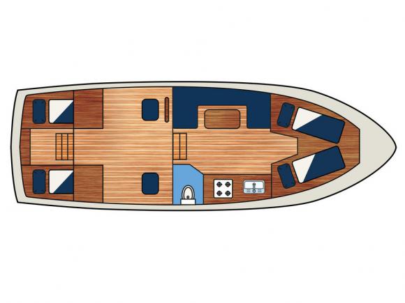 Motor yacht Curtevenne 830 for rent in Heukelum-161292-0