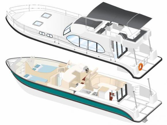 Motor yacht Estivale Quattro available for charter in Le Somail-184334-6