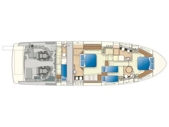 Yacht Ferretti 620 Yachtcharter in ACI Marina Split-139581-0
