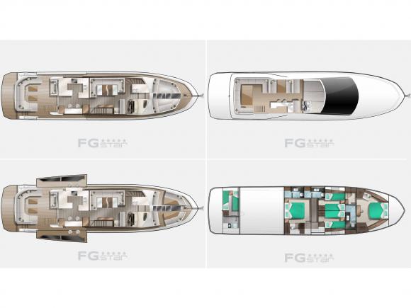 Yacht Galeon 640 Fly for rent in Seget-193362-0