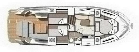 Motor yacht Gran Turismo 41 for charter in Marina Frapa-193804-0