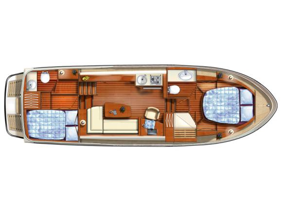 Motor yacht Grand Sturdy 36.9 AC for rent in Hobbs of Henley Boatyard-130784-0