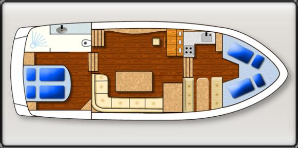 Motoryacht Gruno 35 Compact Sport chartern in Marina Bootscenter Keser-125359-0
