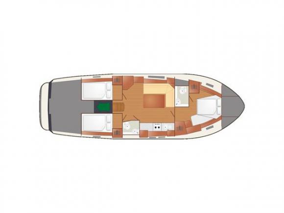 Yacht Nautika 1300 for hire in Wilkasy Marina-131374-0