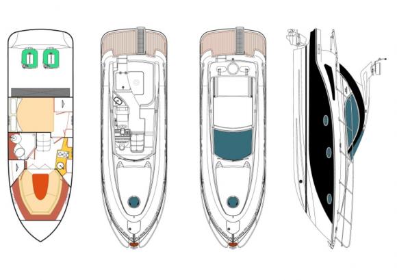 Motor yacht Pearlsea 31 HT for charter in Baska Voda-113878-0