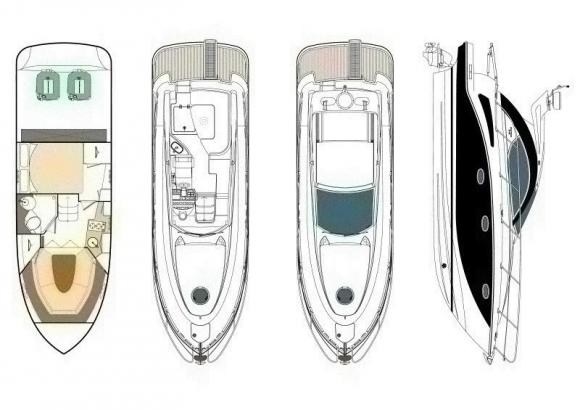 Motoryacht Pearlsea 31 HT Yachtcharter in Baska Voda-158669-0