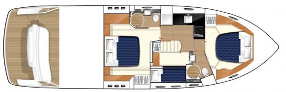 Motoryacht Princess 52 Yachtcharter in Sibenik-130203-0