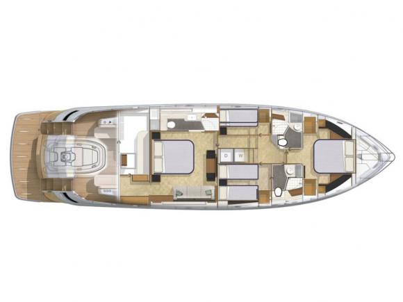 Motorboot Riviera 5000 Yachtcharter in Podstrana-186301-0