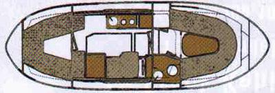 Motorboot saga 27 AK in Boathouse Himmelpfort chartern-33036-0