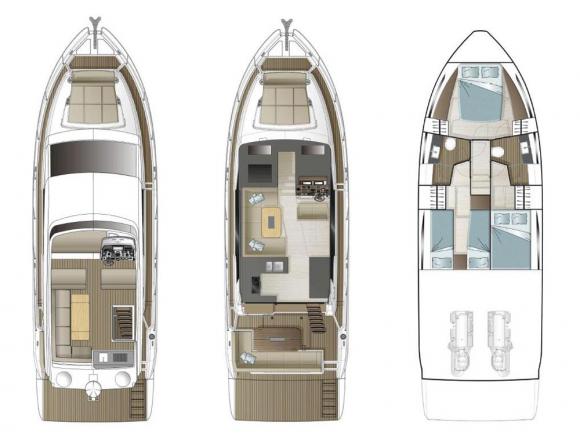 Motoryacht Sealine F 430 chartern in Pula-161527-0